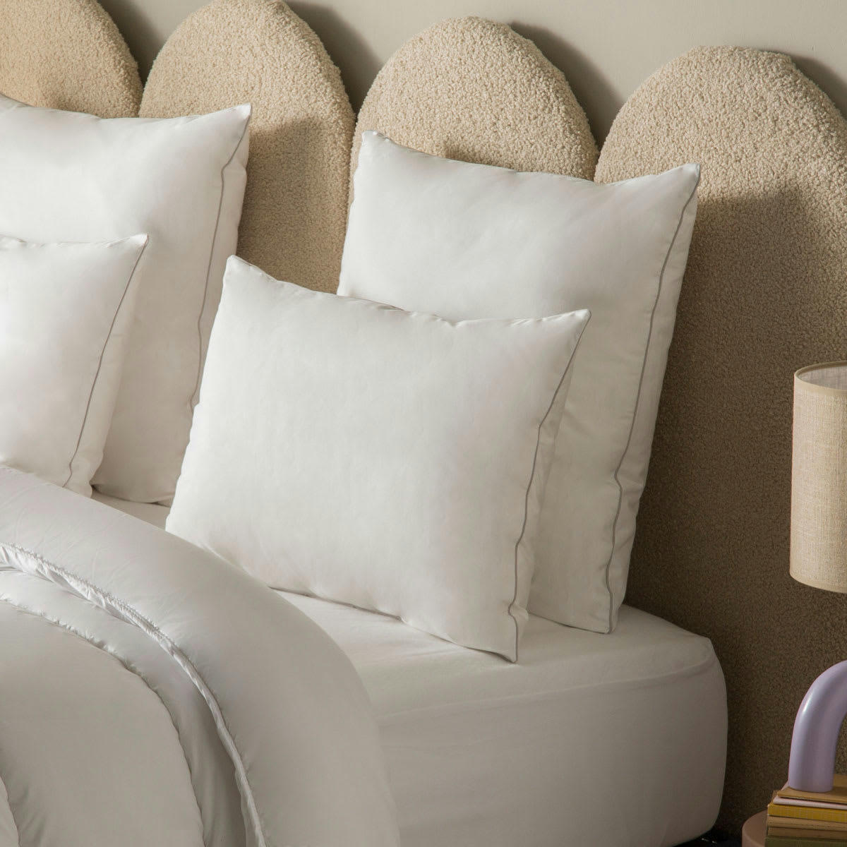 - Oreiller Confort Duv - Moelleux 65x65 cm - DUNLOPILLO