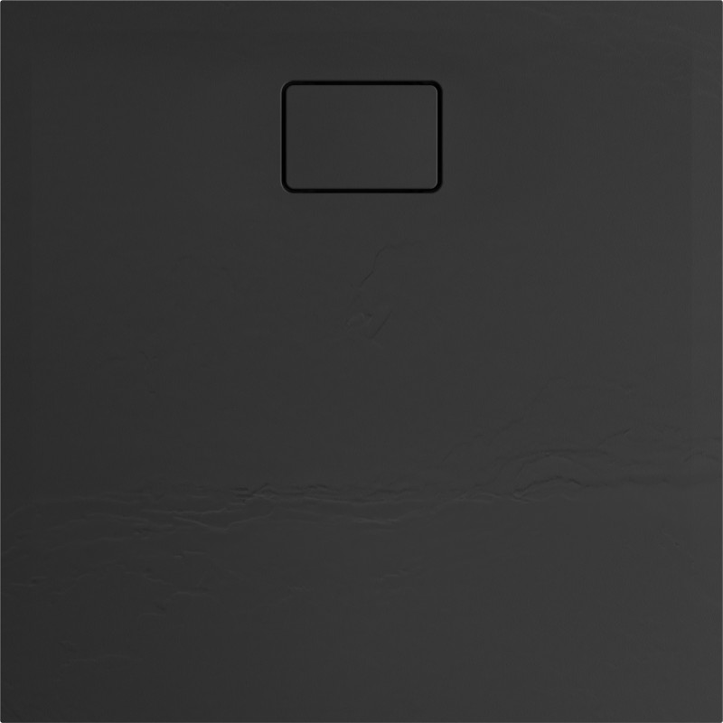 Receveur de douche Terreno carré noir basalte 90 x 90 cm ALLIBERT
