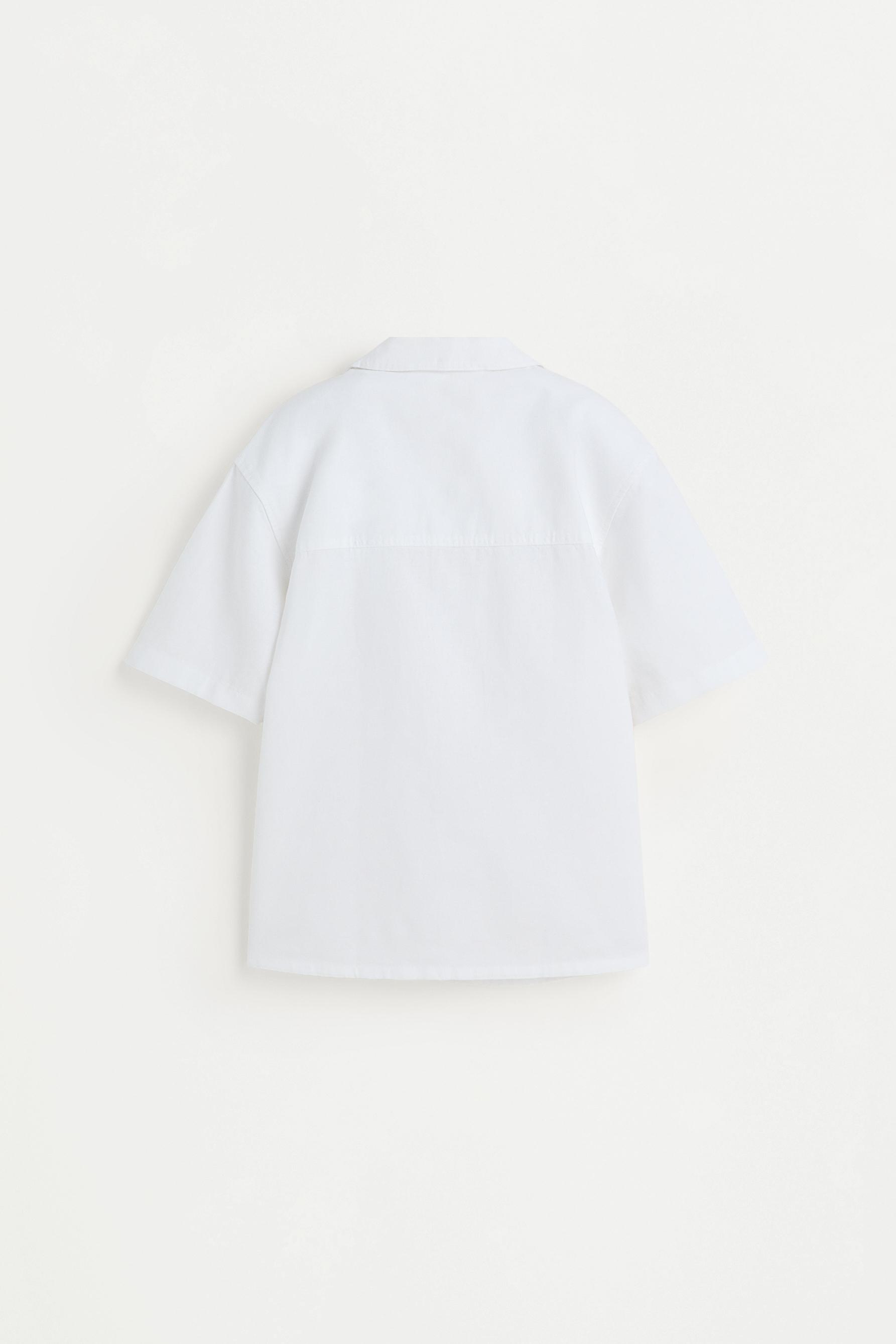 Camisa resort lino - algodón