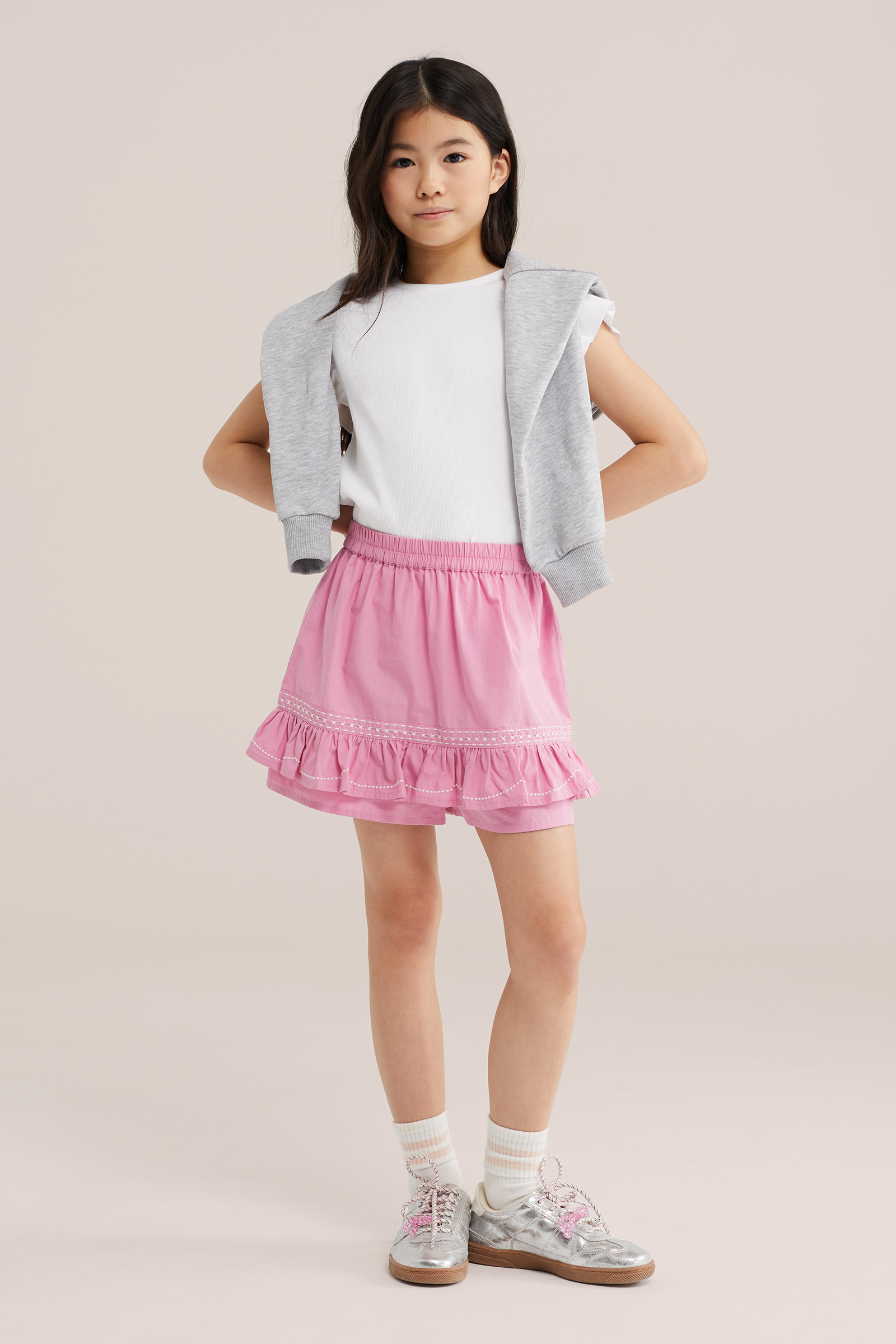 Meisjes T-shirt met ruches