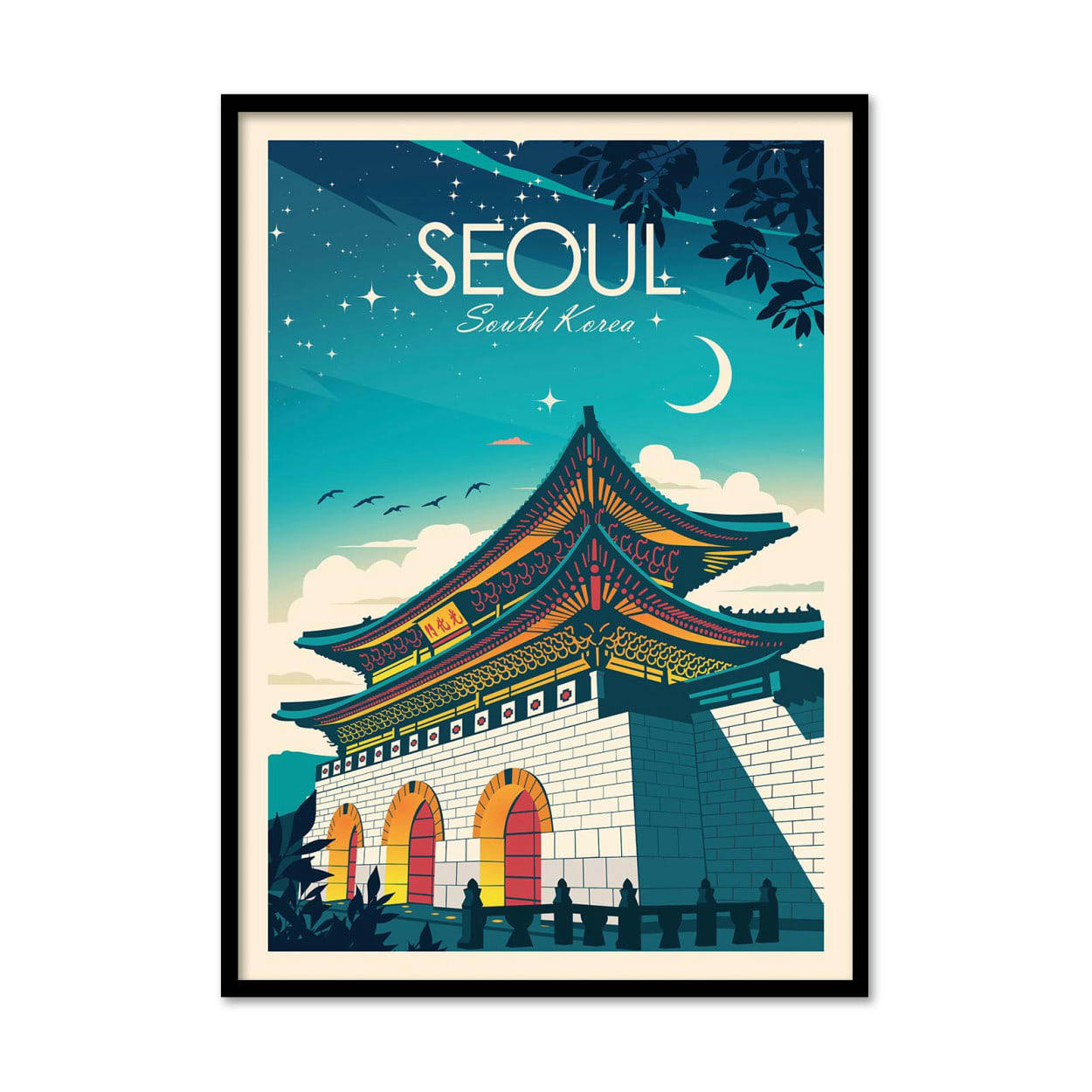 STUDIO INCEPTION - SEOUL - STUDIO INCEPTION - Affiche d'art 30 x 40 cm