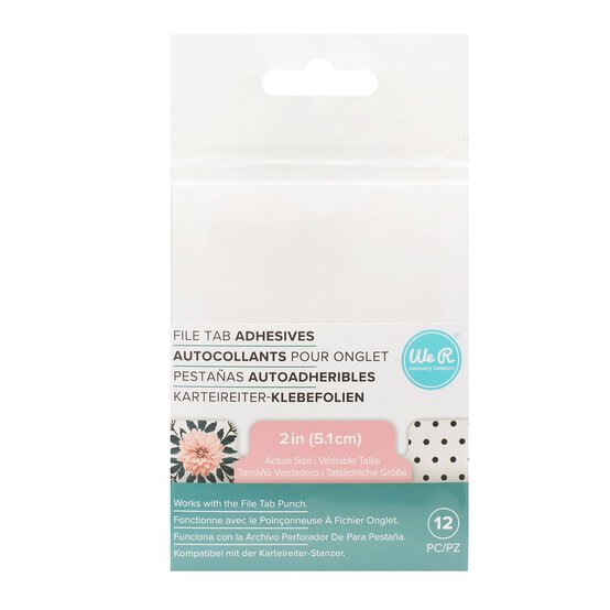 We R Makers File Tab Stickers 12 Pack