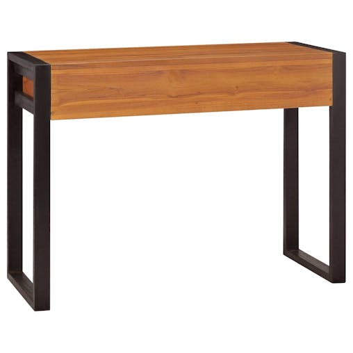 NNEVL Desk with 2 Drawers 100x40x75 cm Recycled Teak Wood