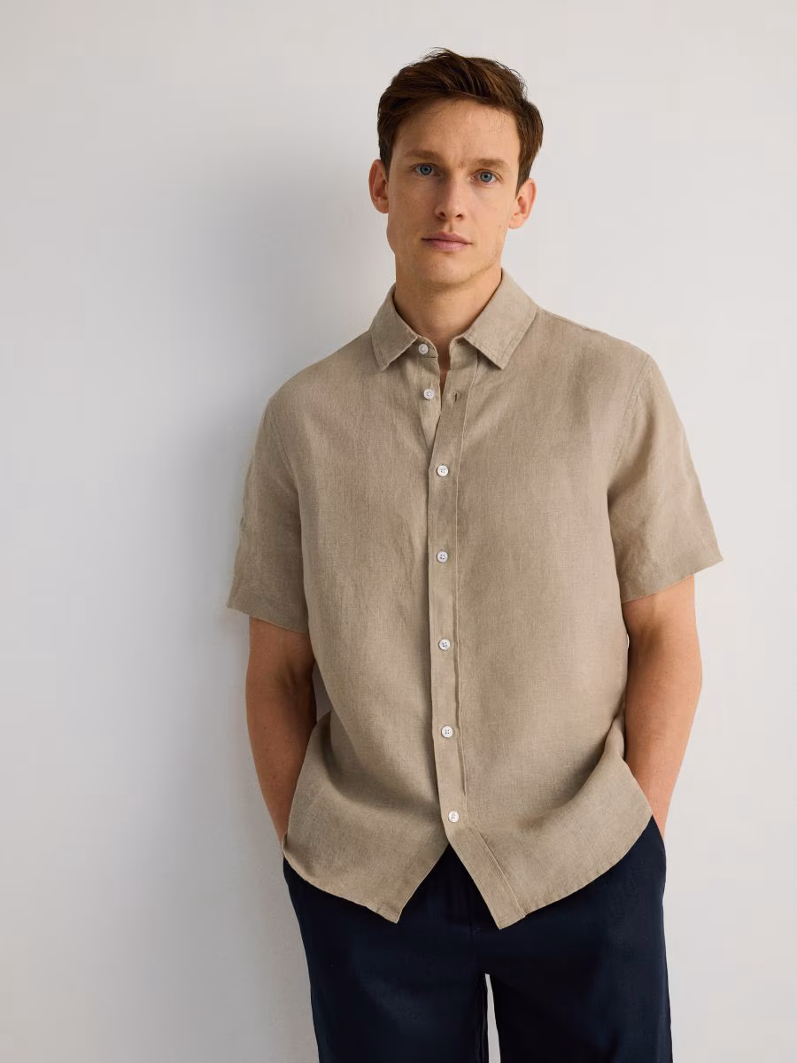 Comfort Fit Linen Shirt