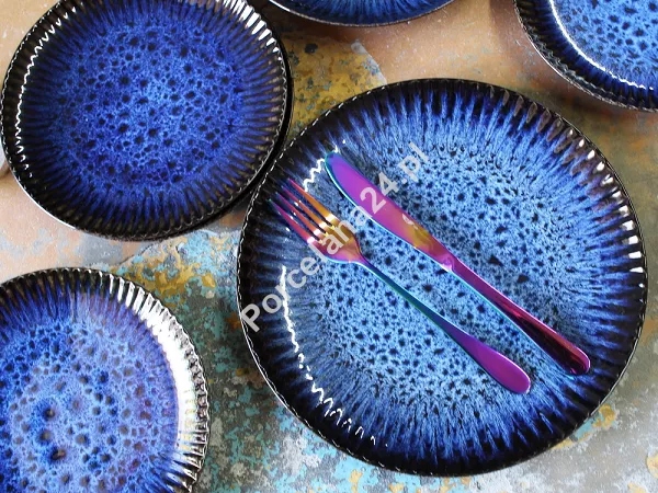Komplet talerzy dla 1 osoby (3 el.) Lubiana - Stoneware Cosmos