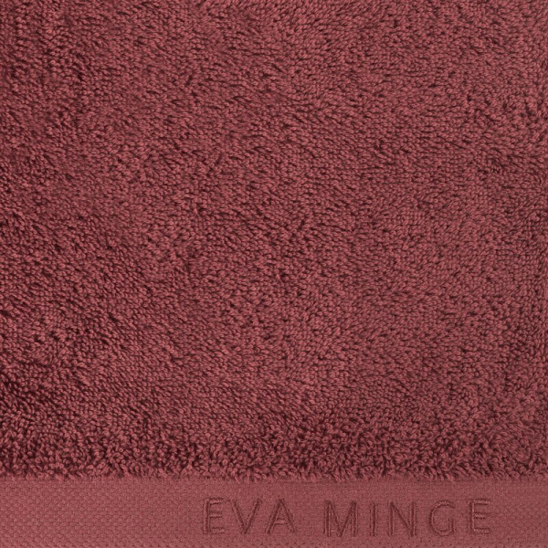 Ręcznik Venus 30x50 ceglasty zdobiony haftem 550 g/m2 Eva Minge