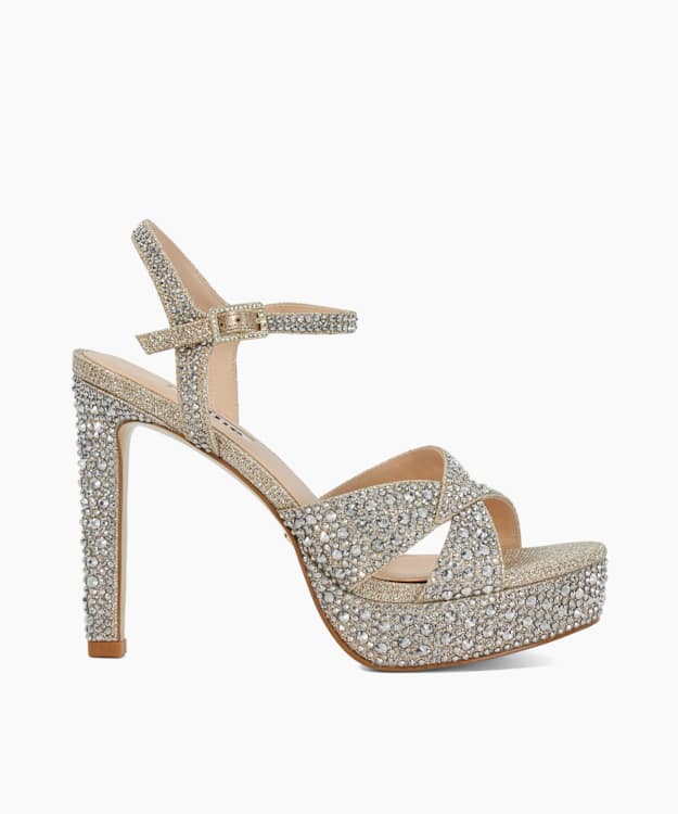 Mayve Gold - Stiletto Heel Sandals