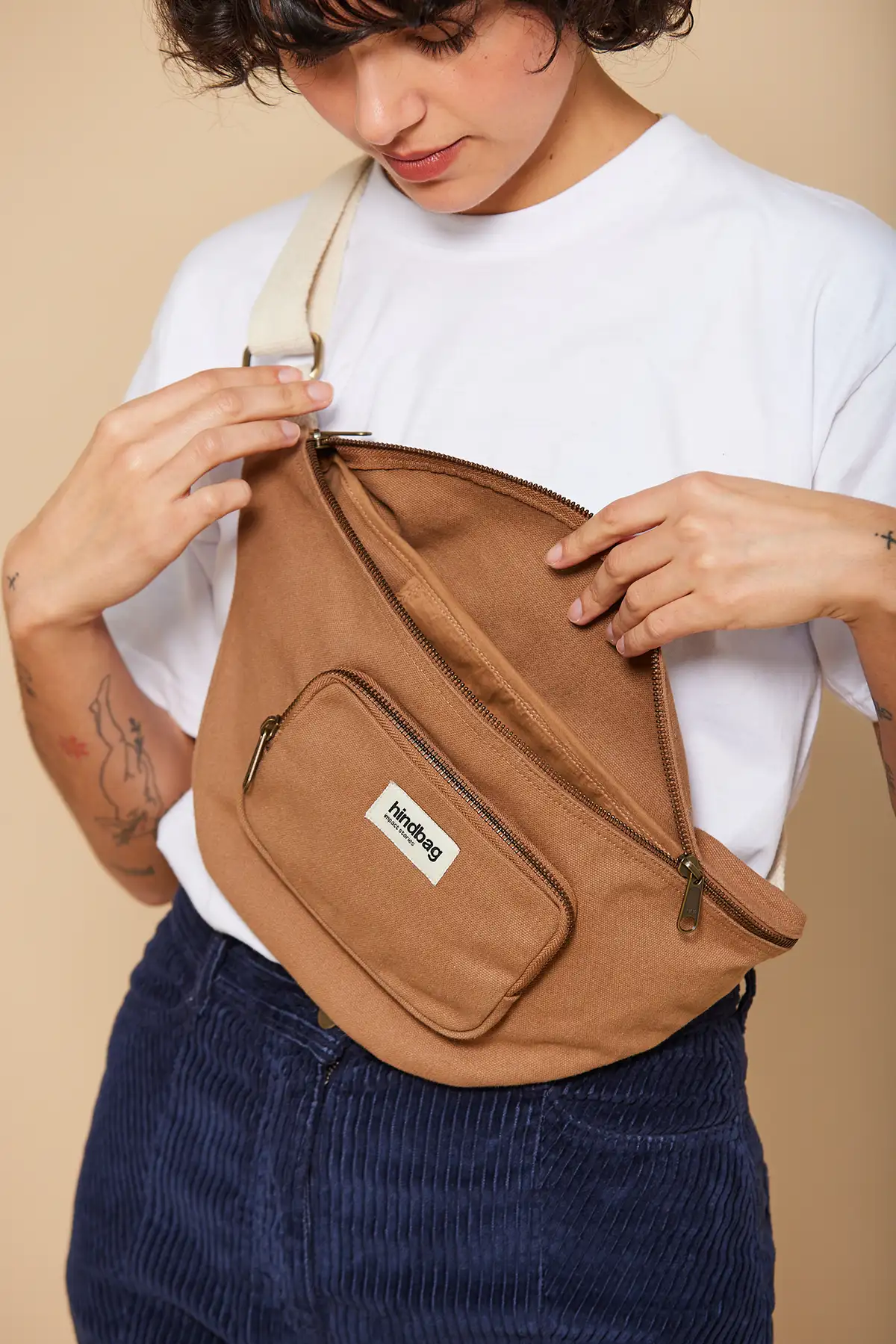 Sac banane XL Sofia Cannelle