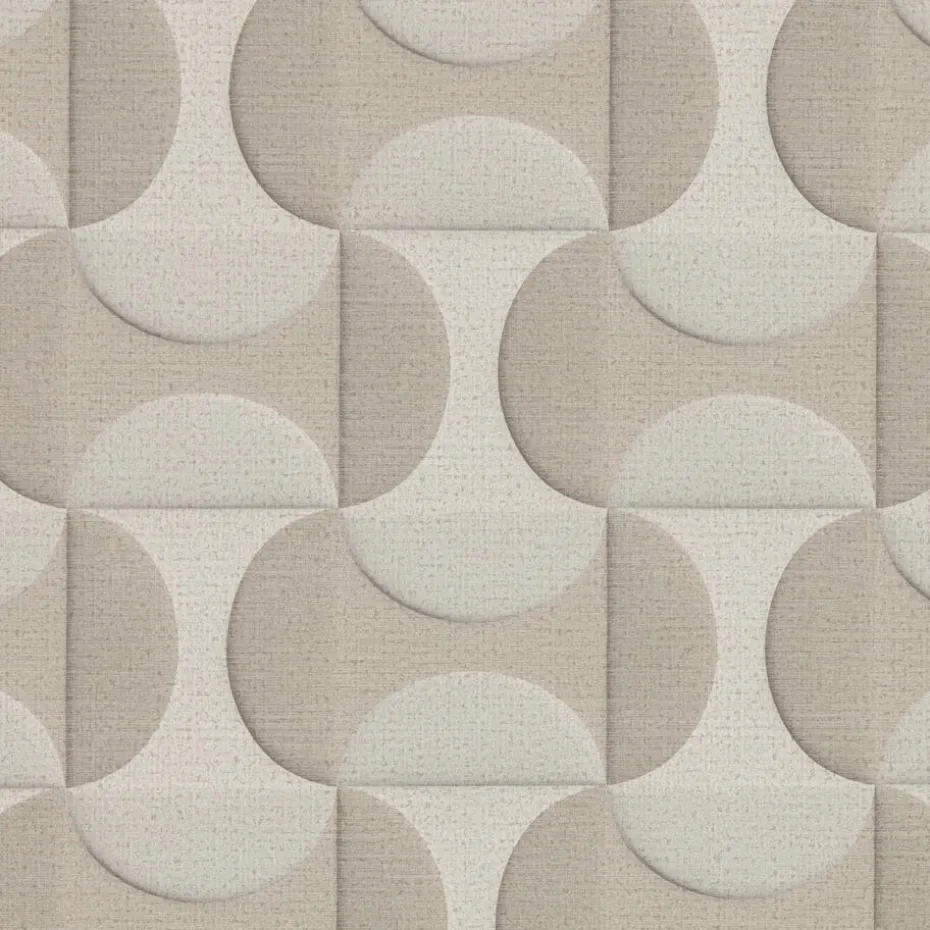 Kwantum Vliesbehang | Behang Nova Taupe