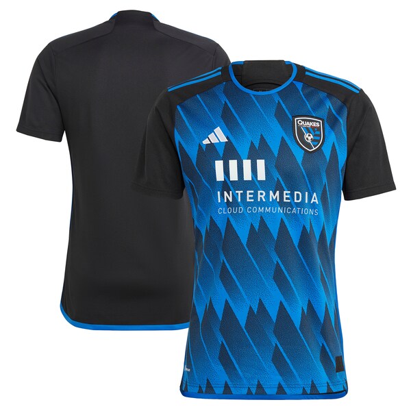 San Jose Earthquakes adidas 2024 Active Fault Jersey Replica Jersey - Blue