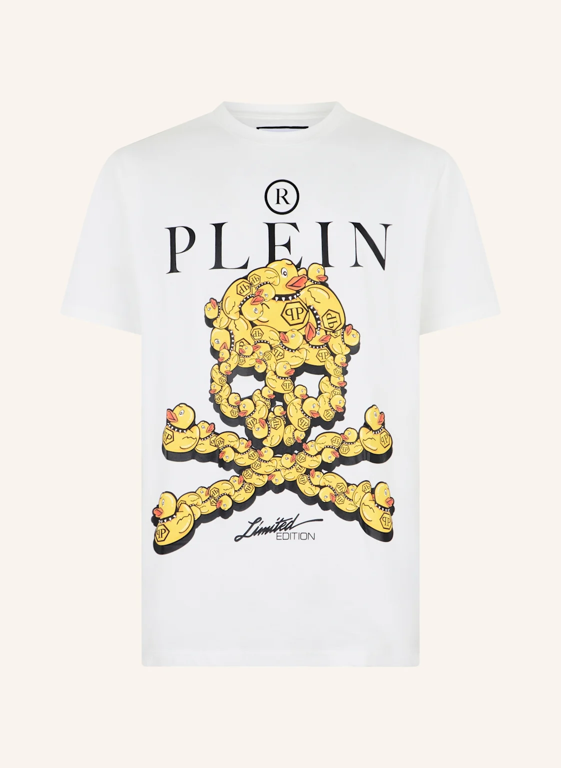 PHILIPP PLEIN Kurzarm-Rundhals-T-Shirt SKULL