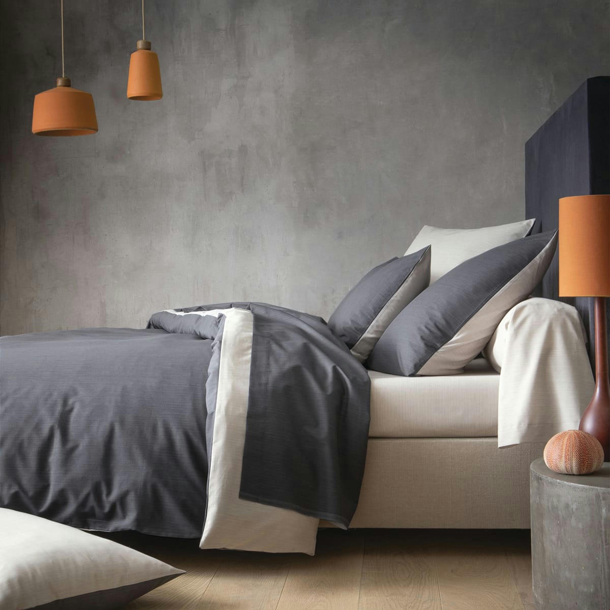 ECORCE - Drap housse en bambou lin 140x190