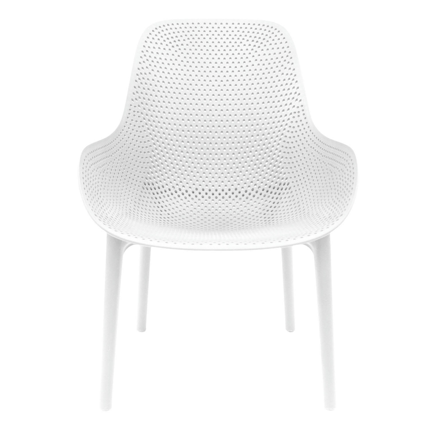MALIBU - Fauteuil moderne blanc