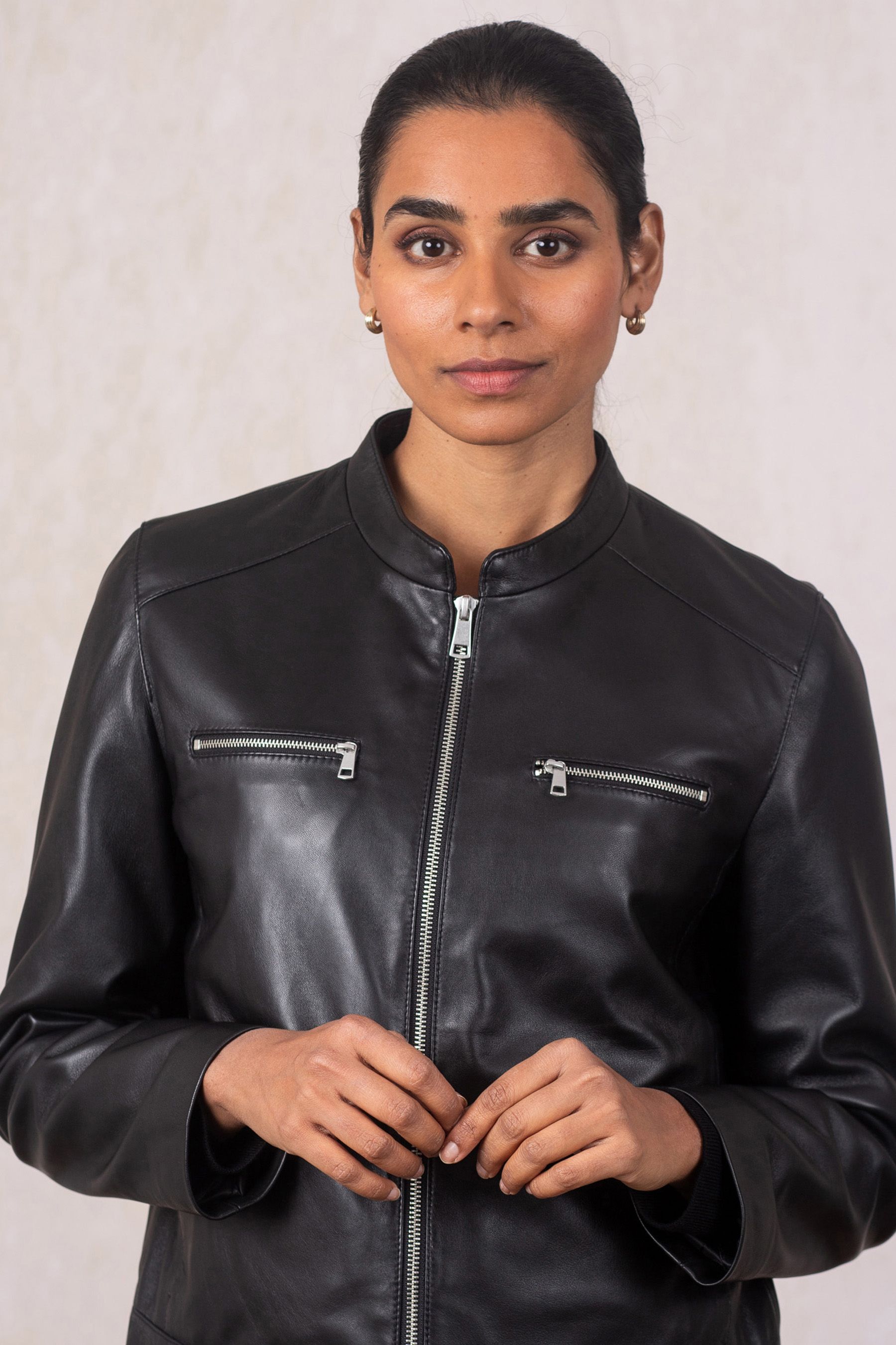Lakeland Leather Forswick' Leather Racer Jacket