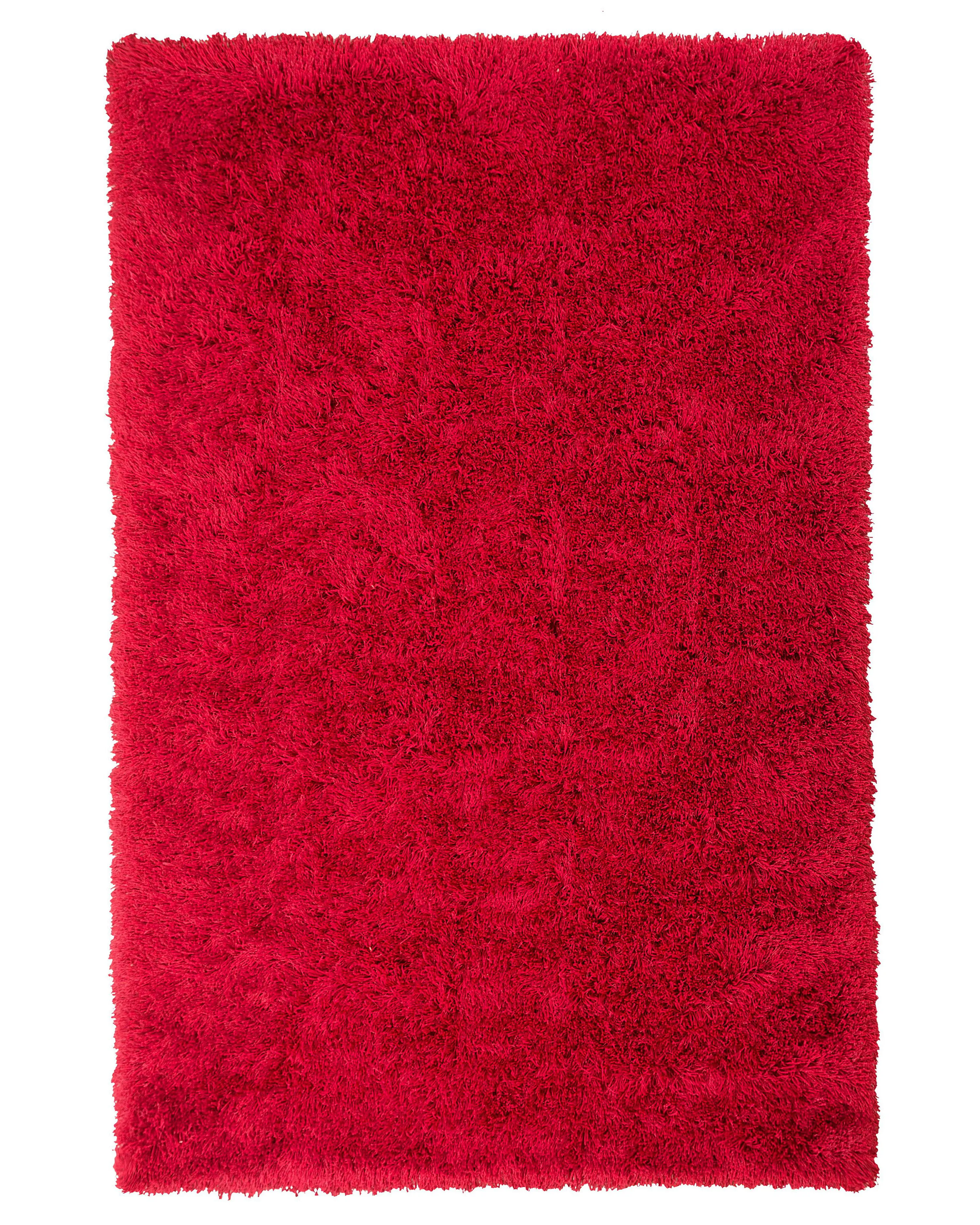 Shaggy Rug CIDE Red 140 x 200 cm