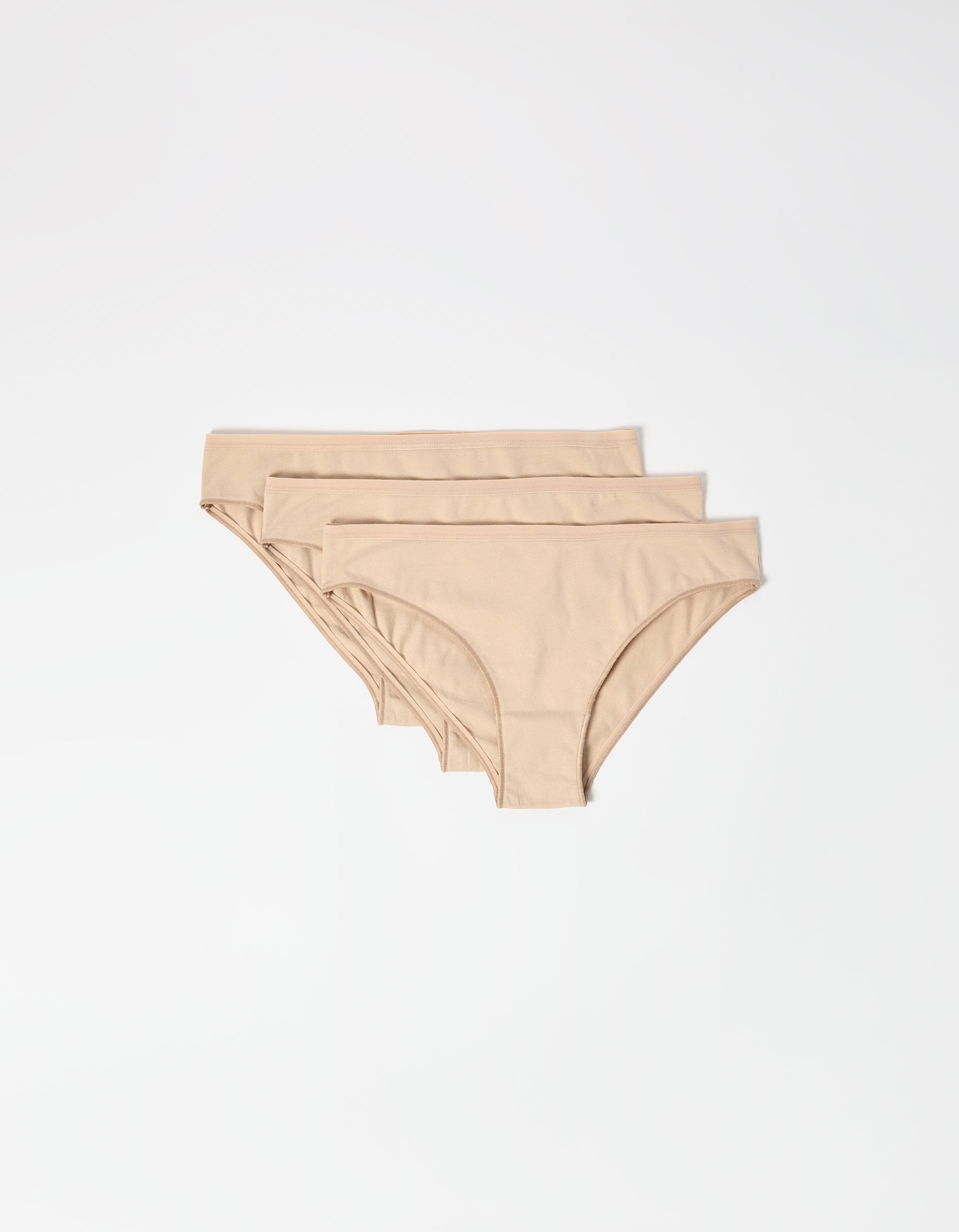 Pack 3 Cuecas, Mulher, Bege