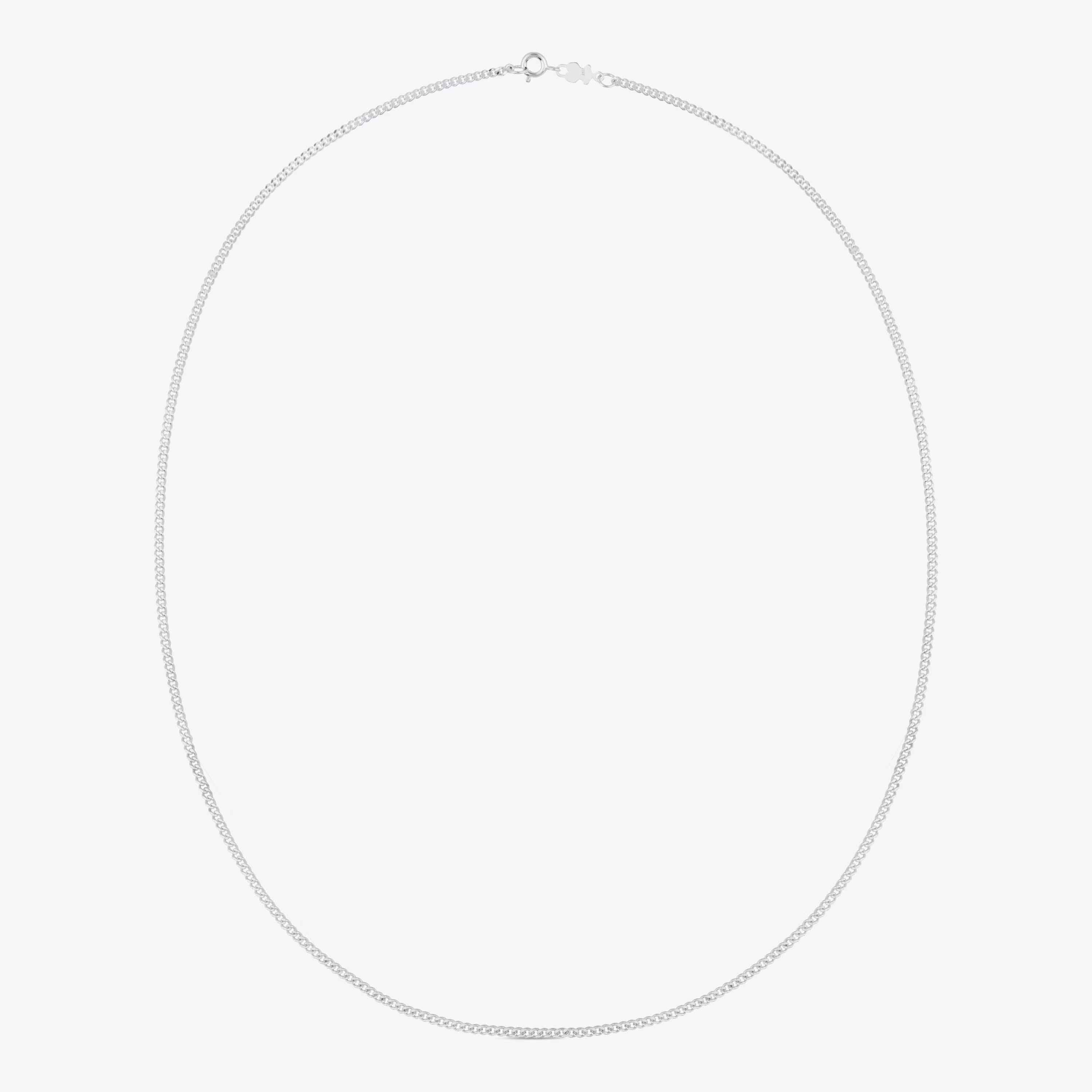 Cadena mediana de plata cordón, 60 cm TOUS Chain