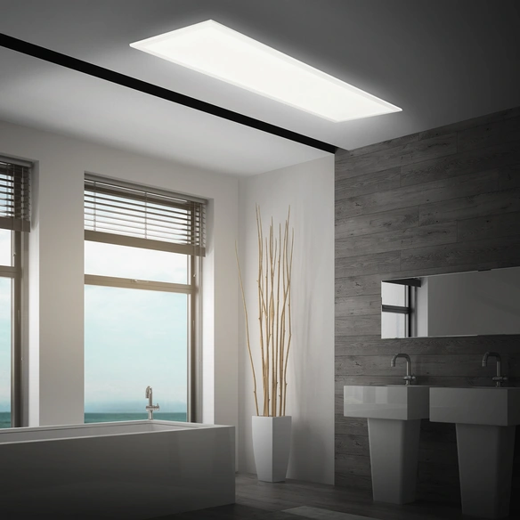 LED-Panel »Simple«, 22 W, 2300 lm, 4000 K, HxLxB: 6 x 100 x 25 cm, weiß