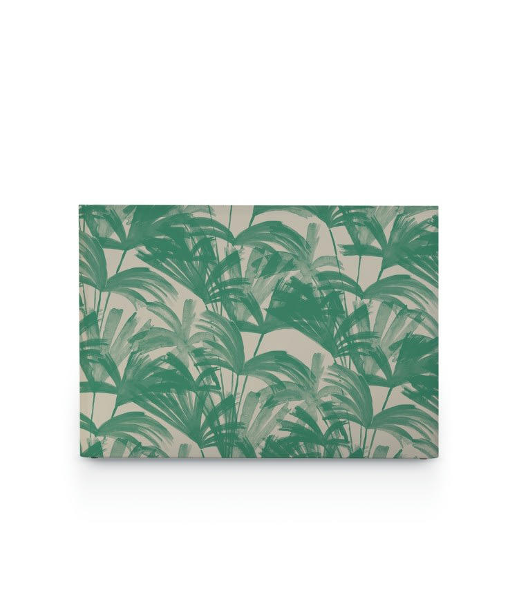 ANNI - Tête de lit avec housse Vert 140 cm