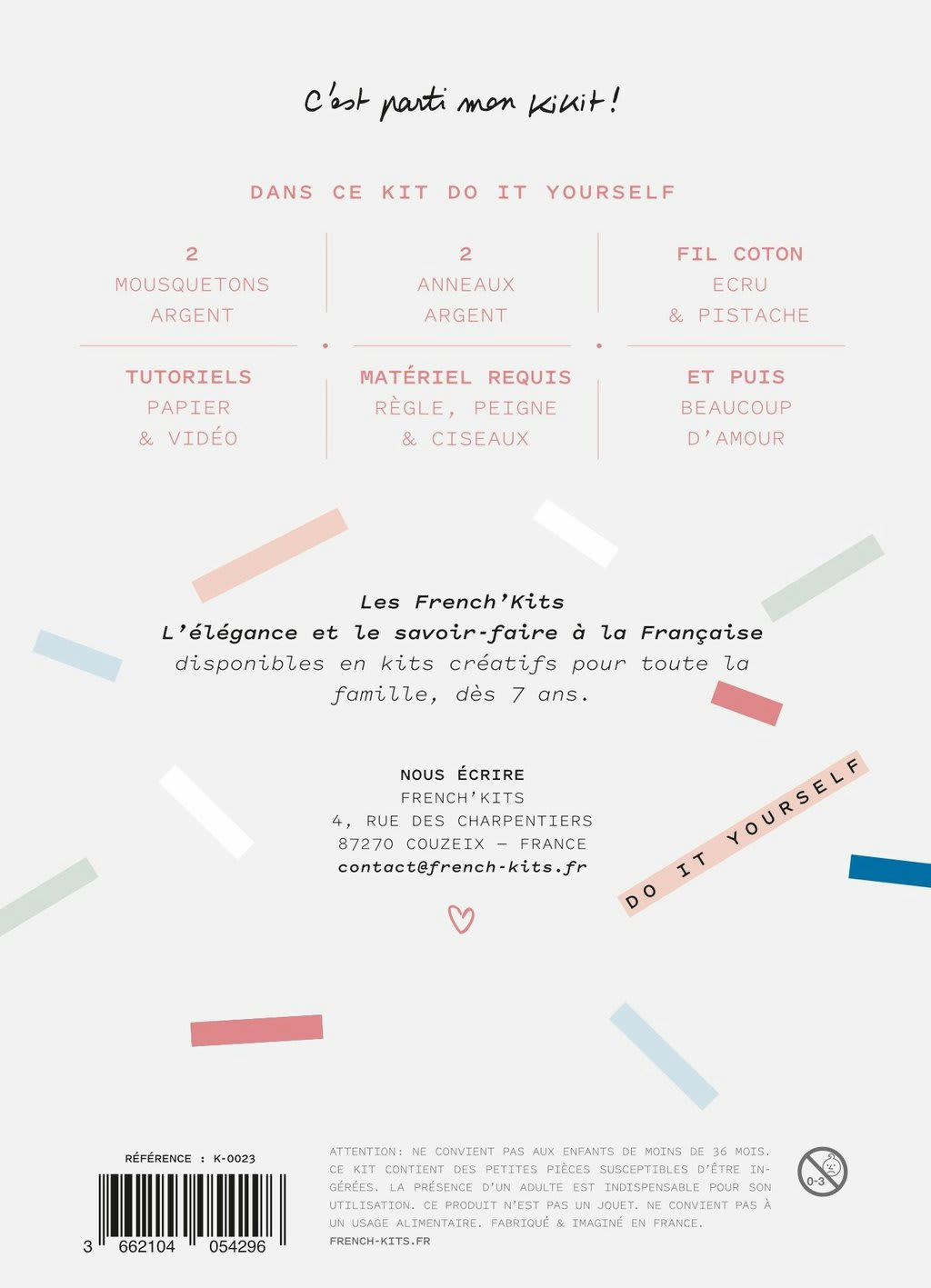 - Kit macramé porte clés - noeuds & torsade