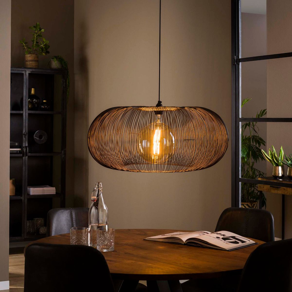 Fraaai - Dotan koper hanglamp 1L