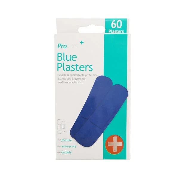 Pro Plast Blue Plasters 60 Pk