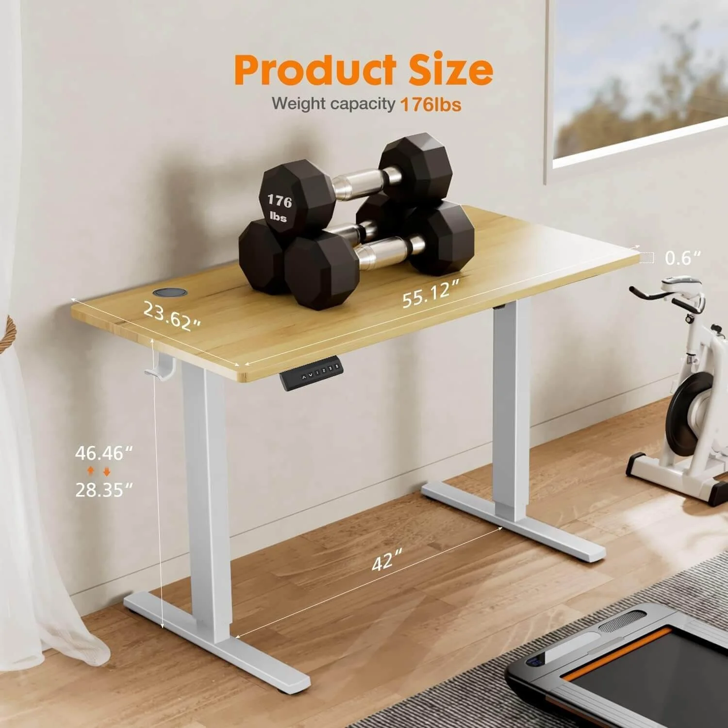 Electric Height Adjustable Standing Desk