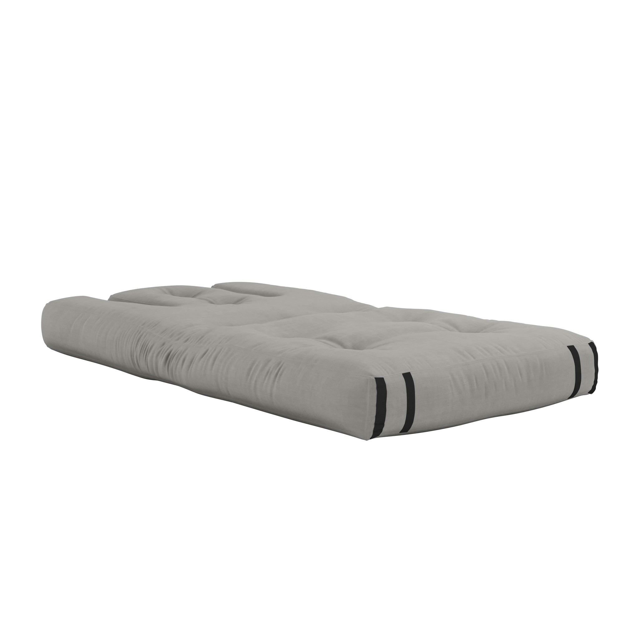 - Matelas 90x200 et fauteuil futon gris 2 en 1