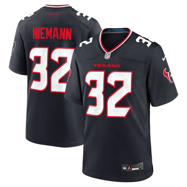 Nick Niemann Houston Texans Nike Team Game Jersey -  Navy