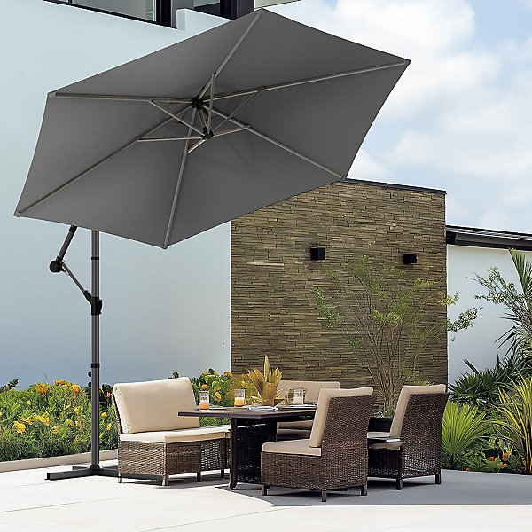 Parasol deporte 3M Gris fonce avec housse de protection VOUNOT
