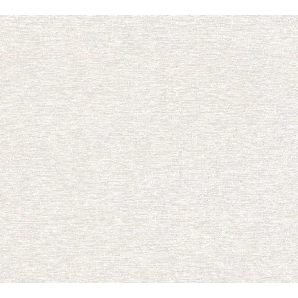 A.S. Cr&eacute;ation behang effen wit - 53 cm x 10.05 m