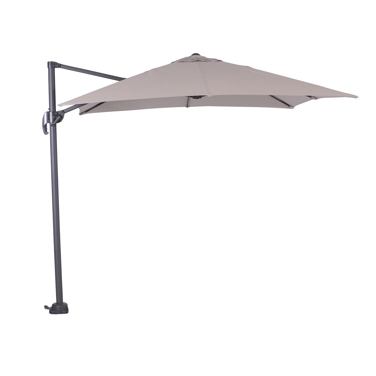 Hawaii parasol S - 250x250 cm - carbon black - zand