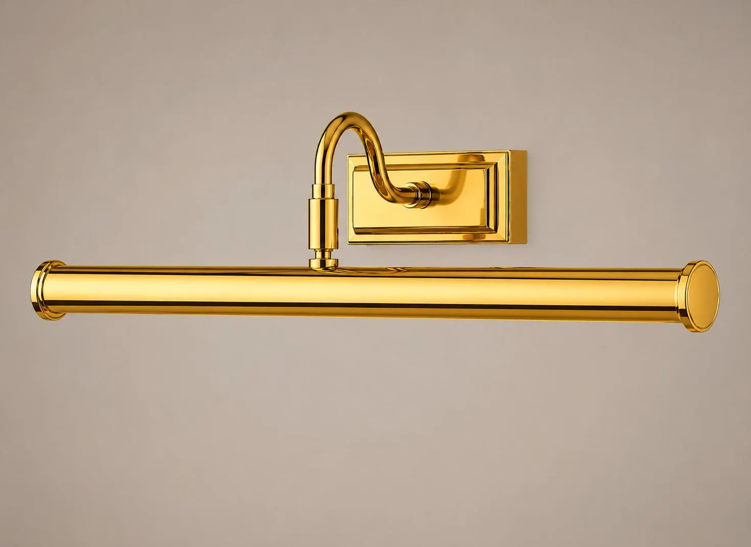 Modern Brass Picture Light, Adjustable Wall Sconce, Minimalist Art Lighting