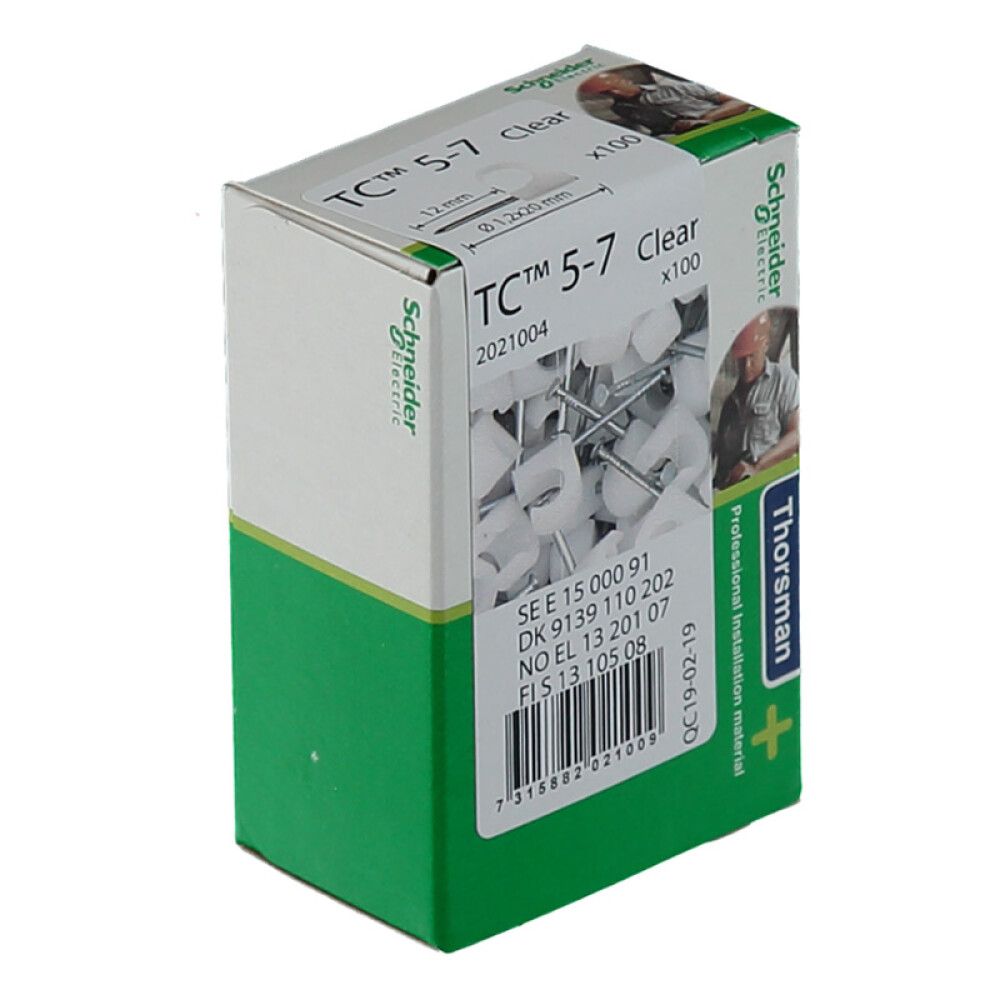KLAMMER SCHNEIDER ELECTRIC RUND TC 5-7MM 100-PK