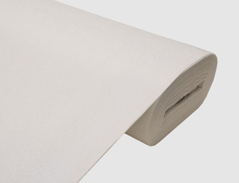 Dekostoff Jacquard Allover Weiß