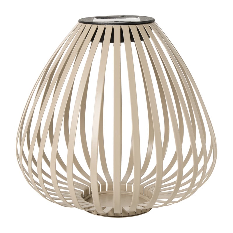 Solar lantaarn - beige - &Oslash;20x18 cm