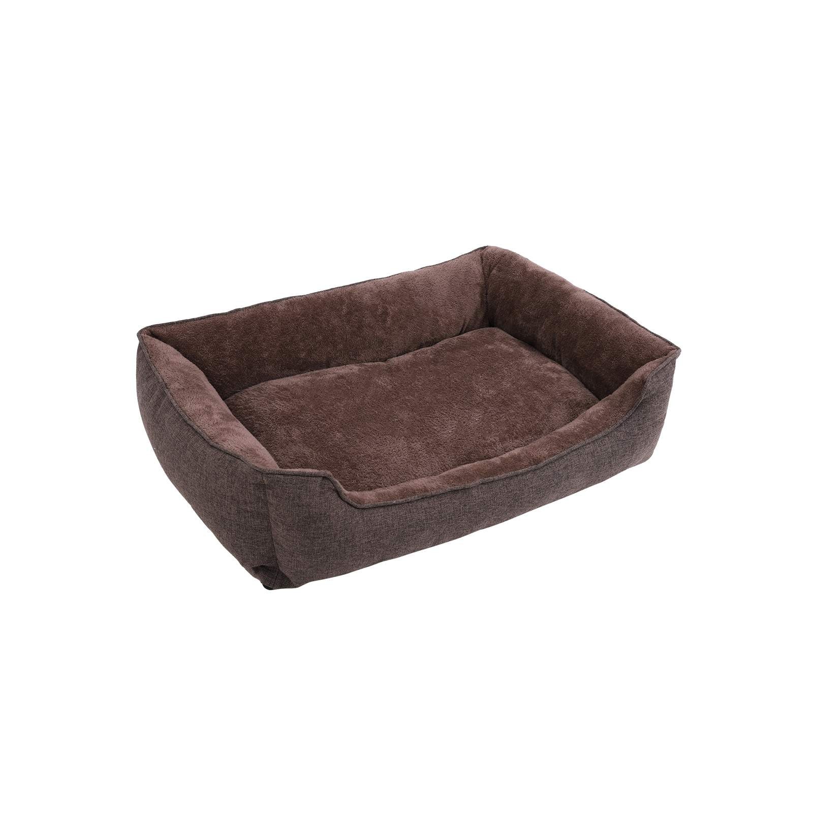 Panier pour chien en tissu peluche