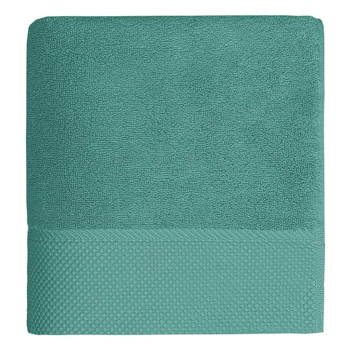 SENSOFT - Serviette de toilette  zéro twist 560gr/m²  aqua sea 50x100 cm