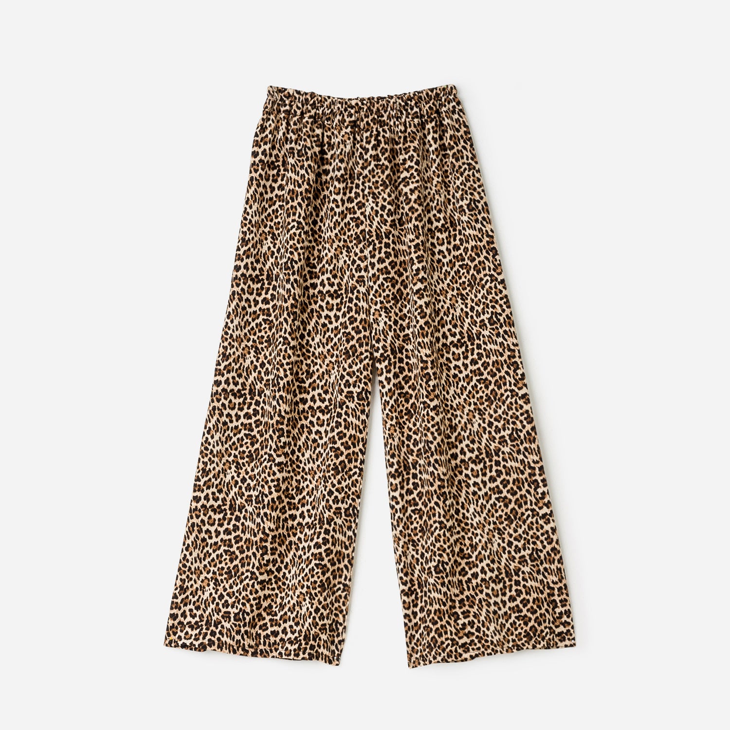 Pantalon fluide TEXTO imprimé léopard
