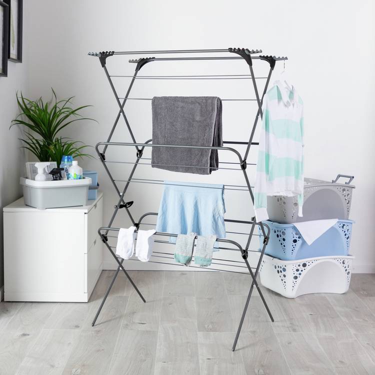 Minky Sure Grip 21m 3 Tier Extra Wide Indoor Airer