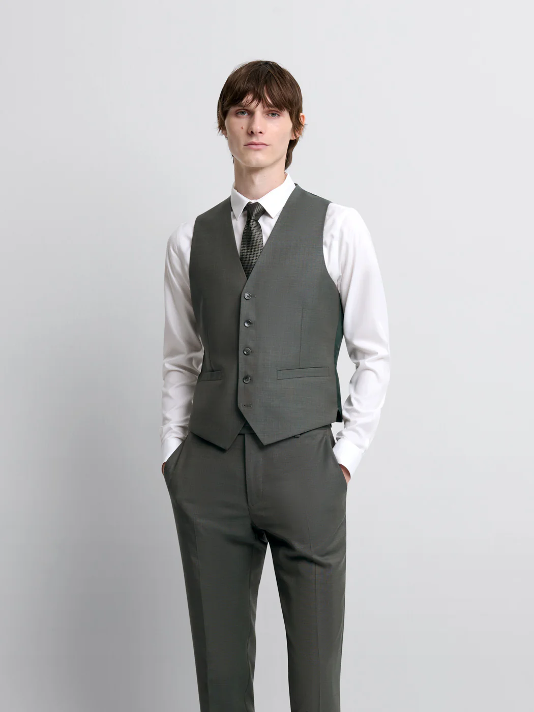 Gilet de costume en laine