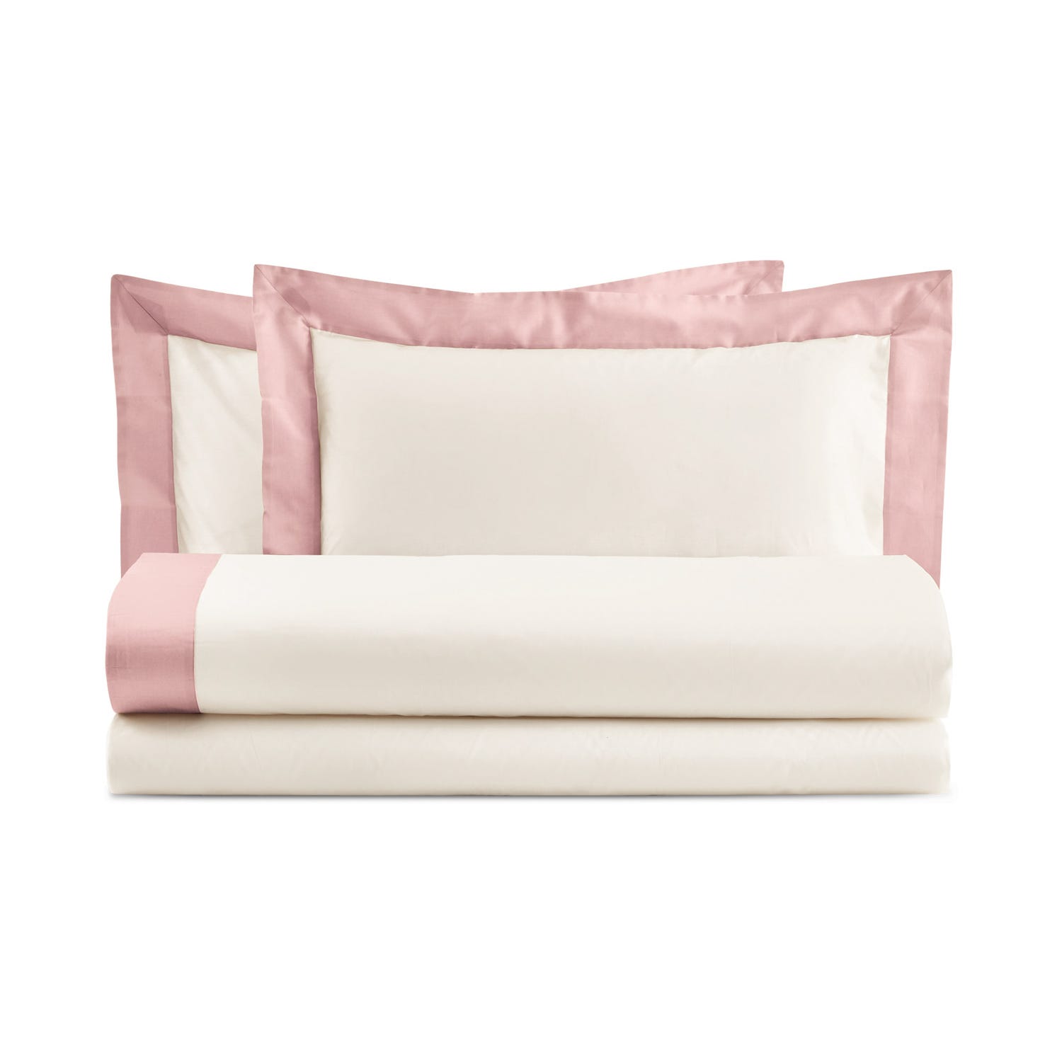 Completo letto matrimoniale Sharon rosa Biancoperla