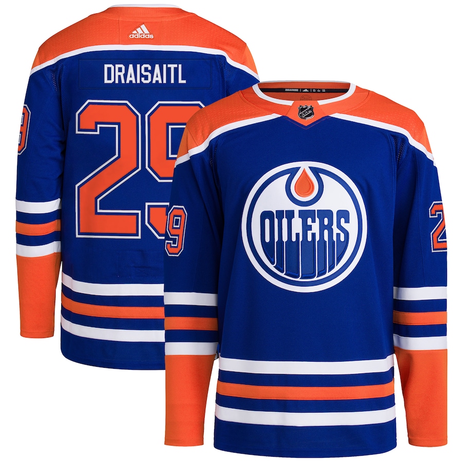 Leon Draisaitl Edmonton Oilers adidas Home - Primegreen Authentic Pro Player Jersey - Royal