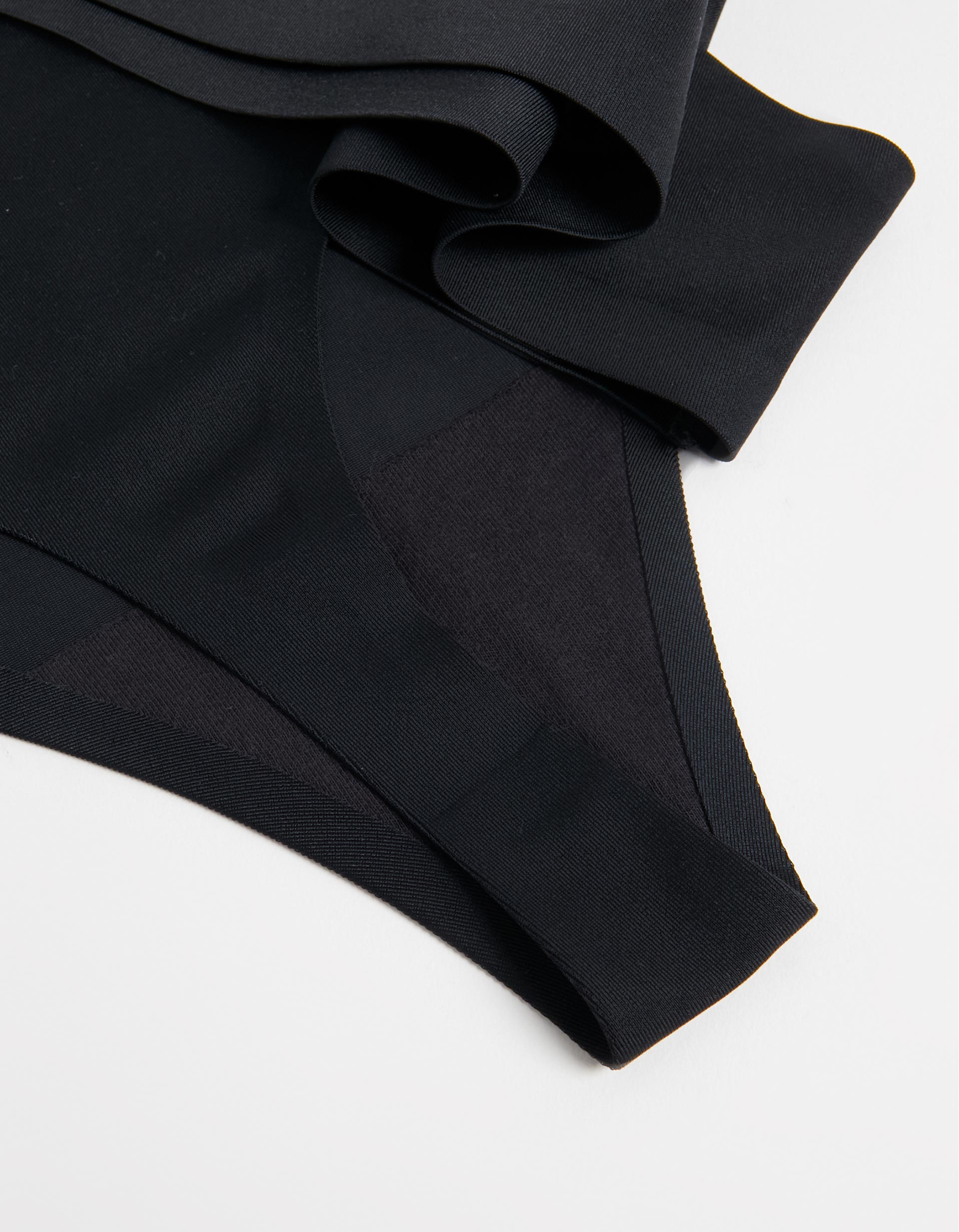 Pack 2 Cuecas Tanga Corte Laser, Mulher, Preto
