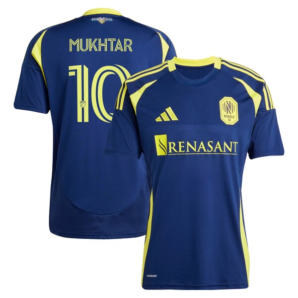Hany Mukhtar Nashville SC adidas 2025 The Heart of Nashville Kit Replica Player Jersey - Navy