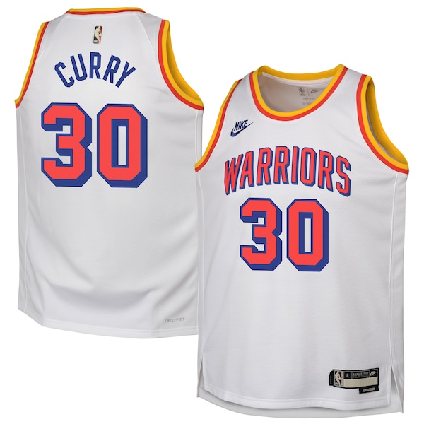 Stephen Curry Golden State Warriors Nike Youth 2024/25 Swingman Jersey - White - Classic Edition