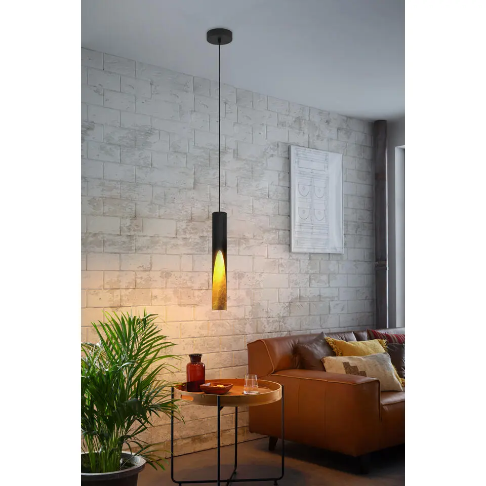 EGLO Barbotto hanglamp - GU10 - Zwart, goud