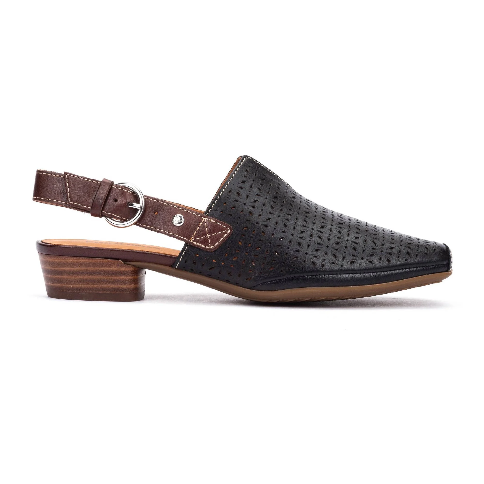 ALAMEDA - Zapatos de tacón bajo con hebilla para mujer