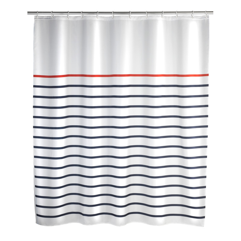 Rideau de douche anti-moisissure Marine 180 x 200 cm WENKO