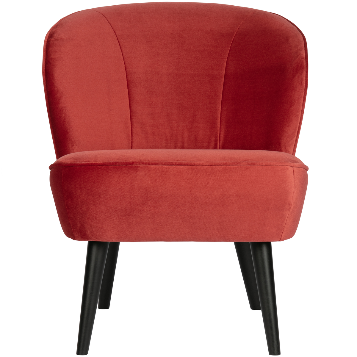 WOOOD fauteuil Sara - Polyester - Raspberry - 71x59x70